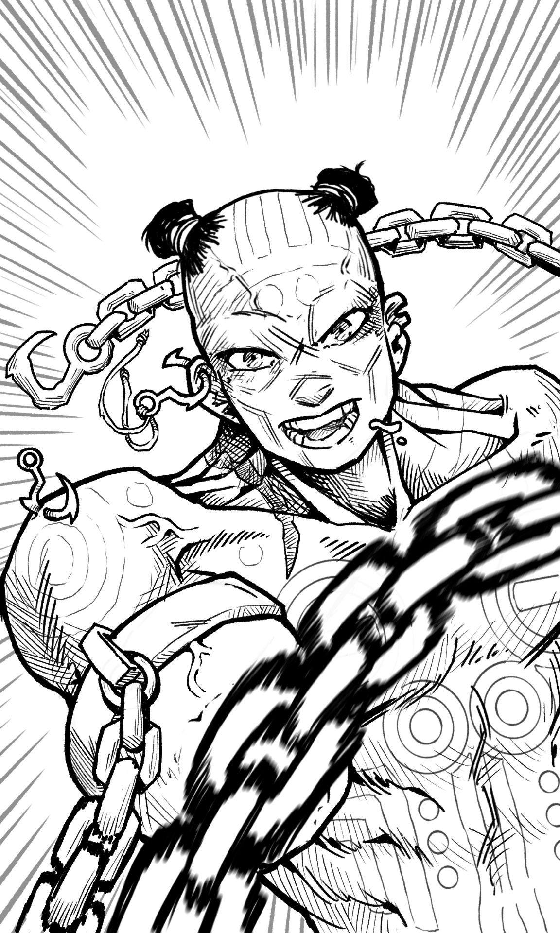 Luchadora encadenada